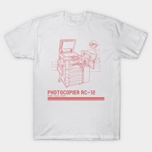 Old Photocopier RC-12 Diagram T-Shirt